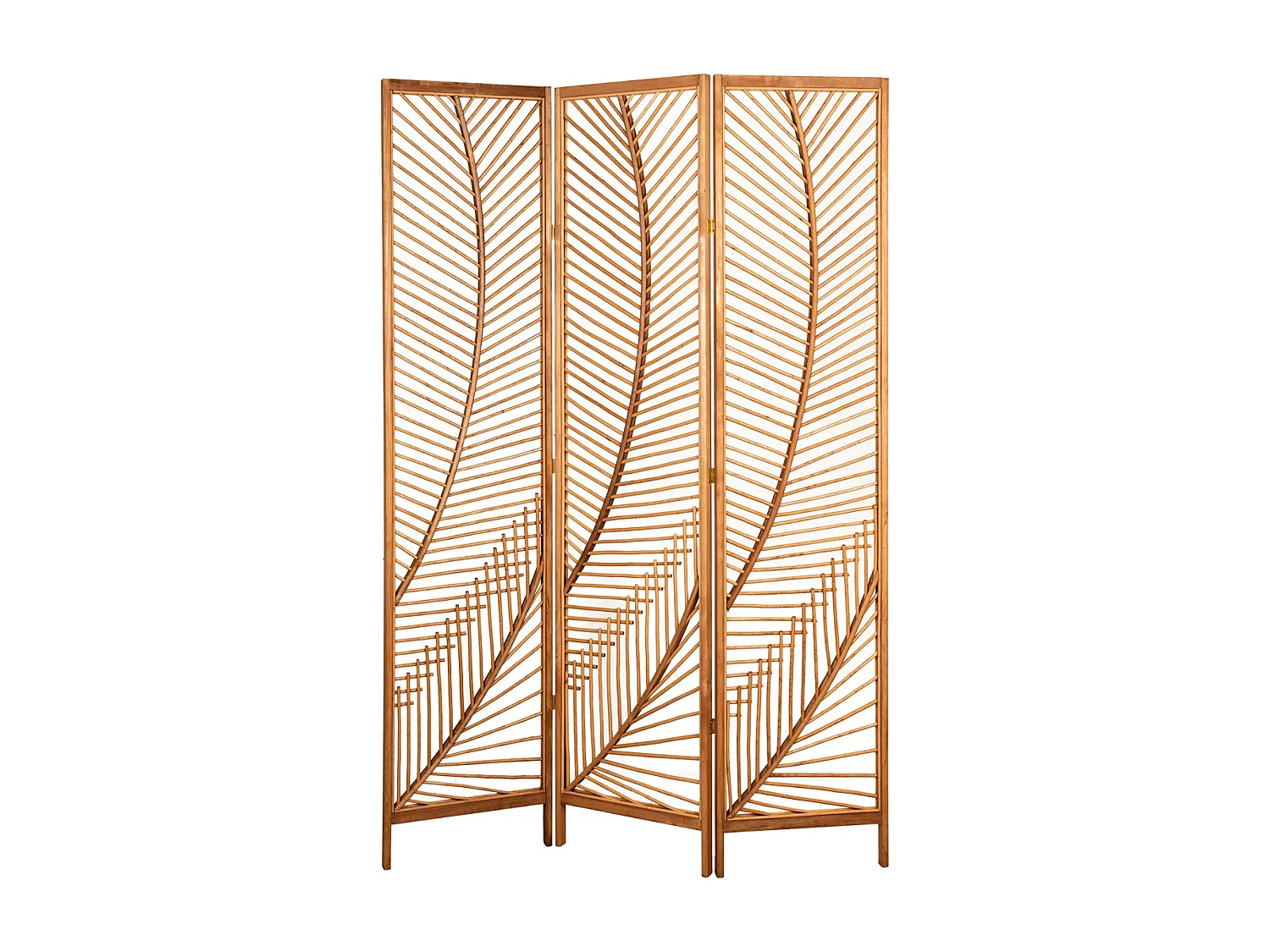 Paravent en bois Feuillage