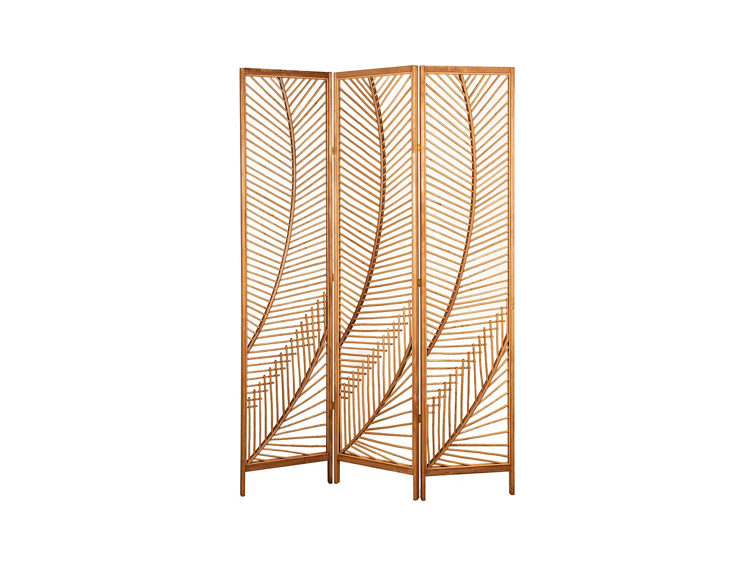 Paravent en bois Feuillage