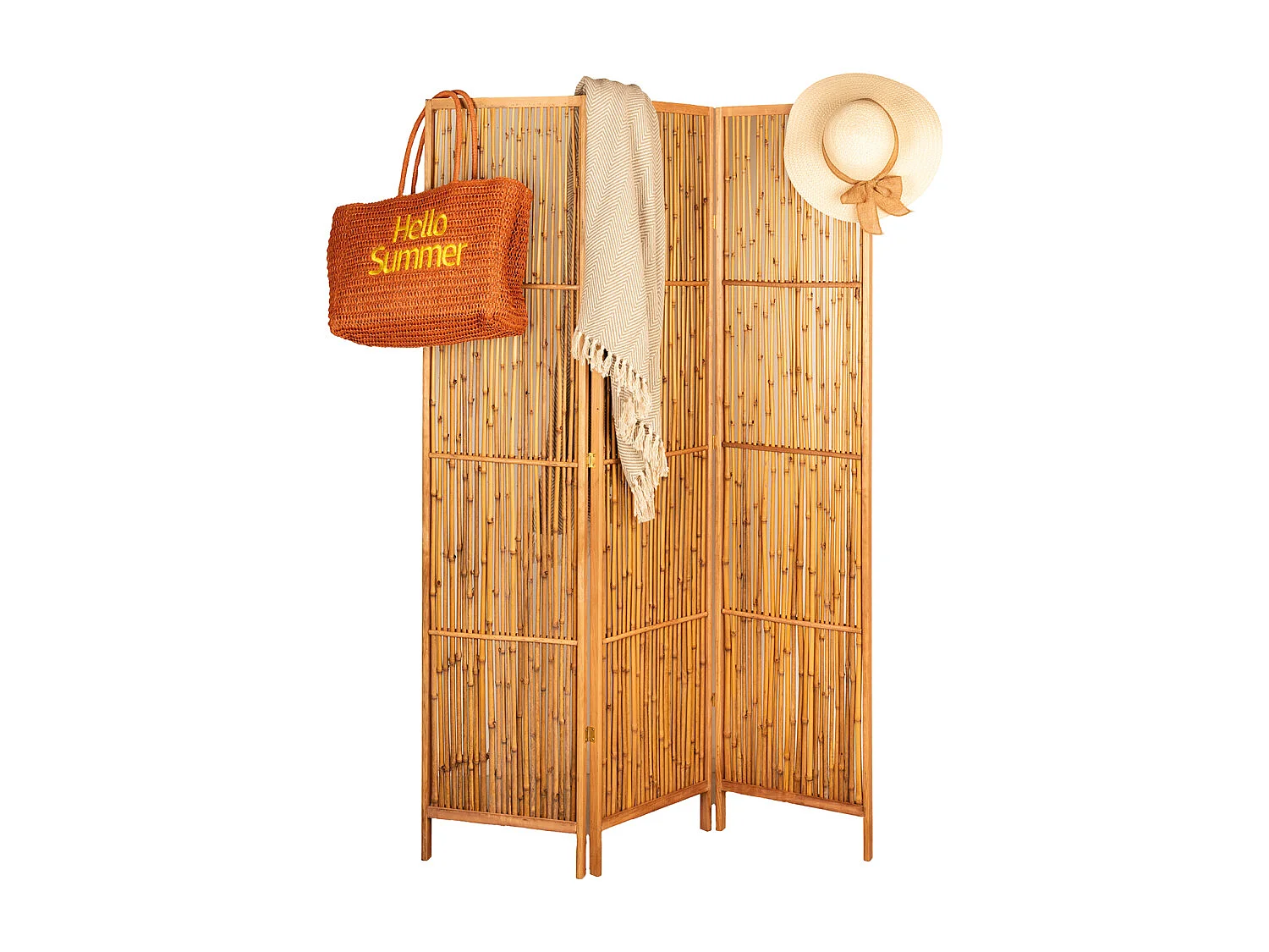Paravent en bambou 2
