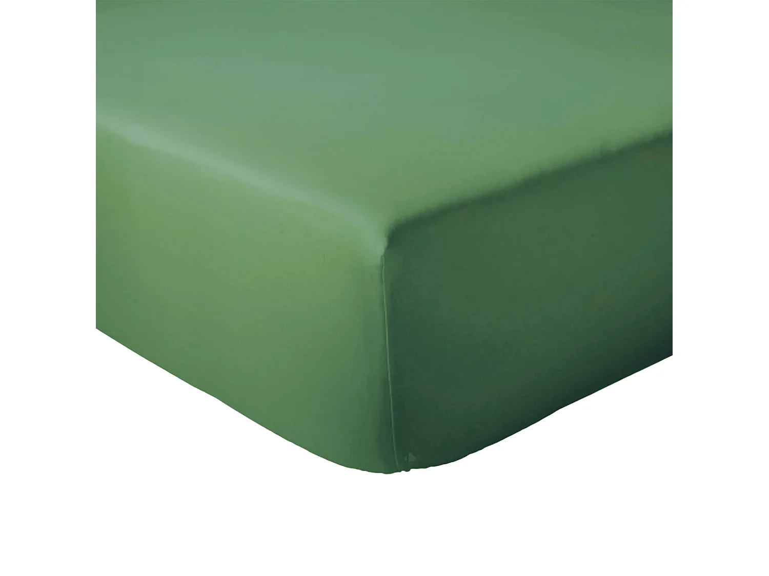 Drap housse 80x200 cm bonnet 30 coton ÉVASION Vert fougère