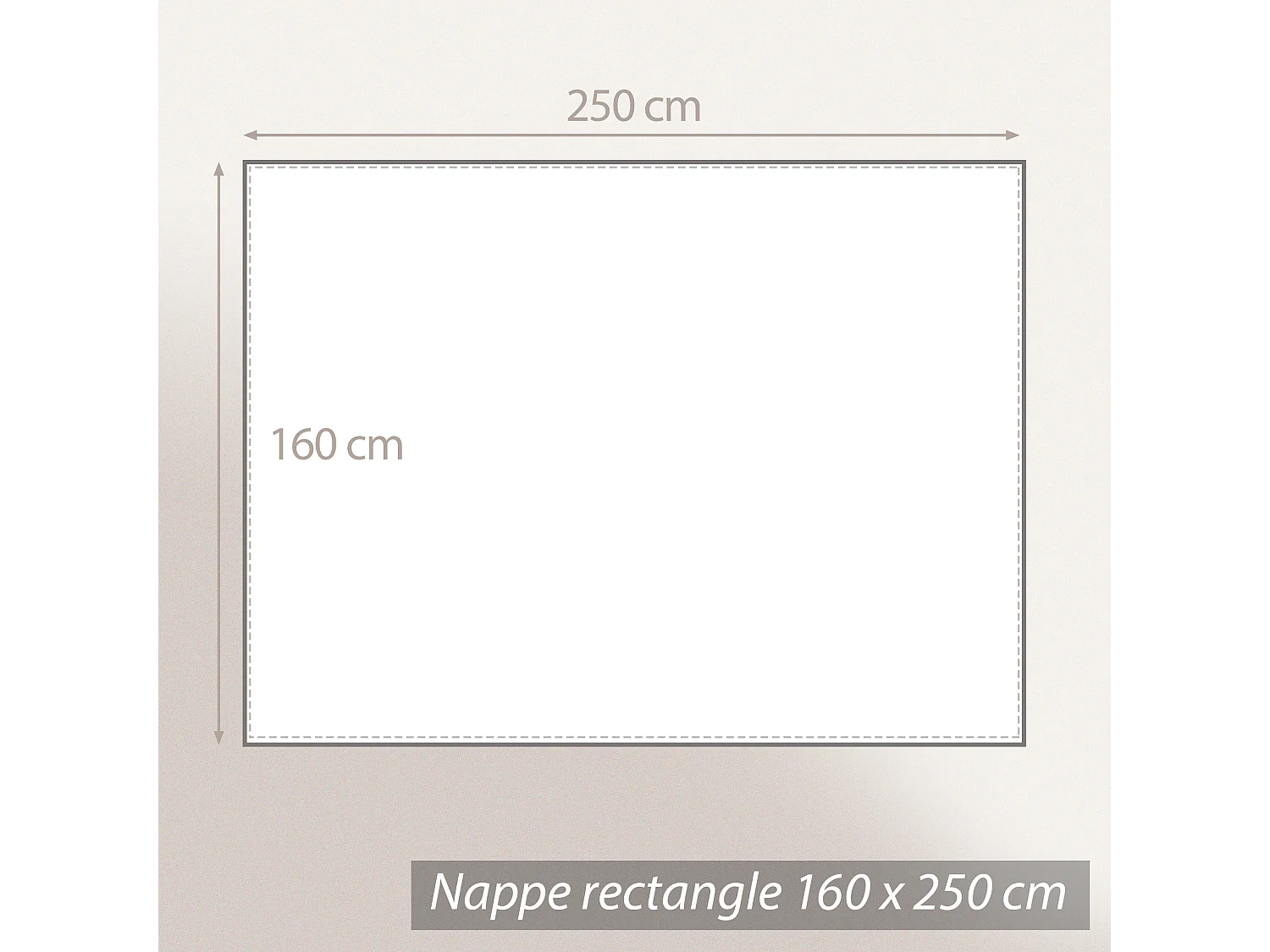 Nappe coton 160x250 cm HONO vert Lichen finition point bourdon