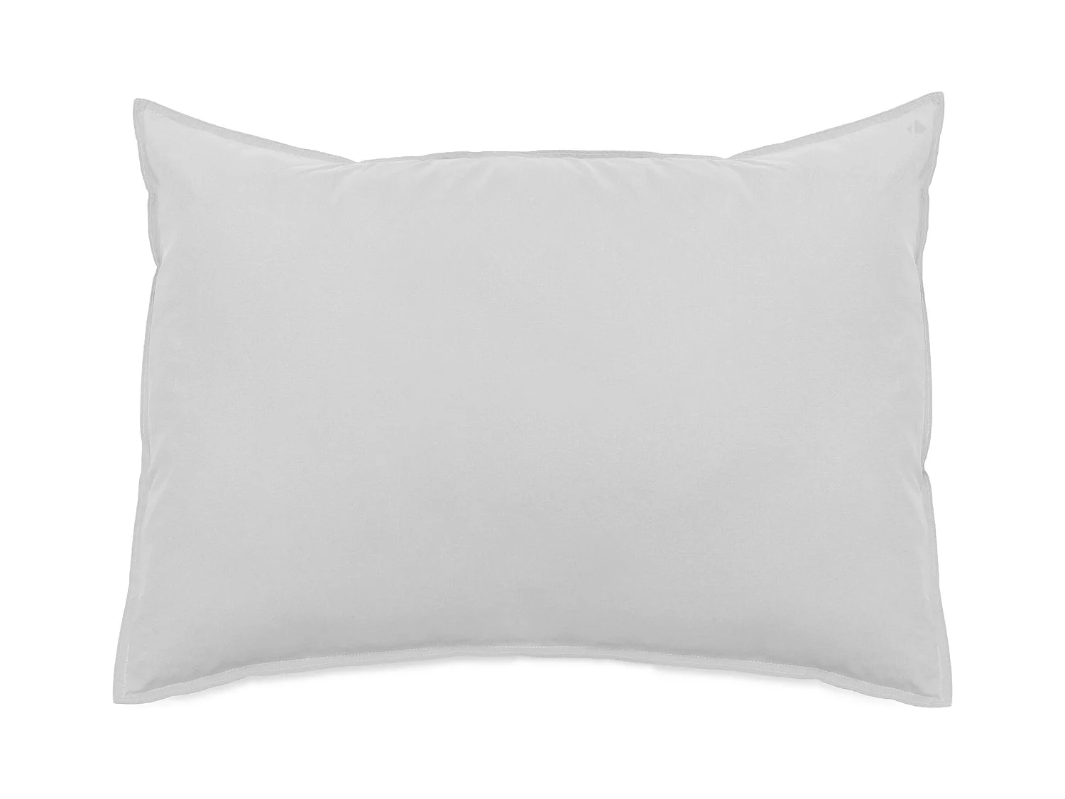 Taie d'oreiller lin et coton 50x70 cm collection OPERA blanc neige
