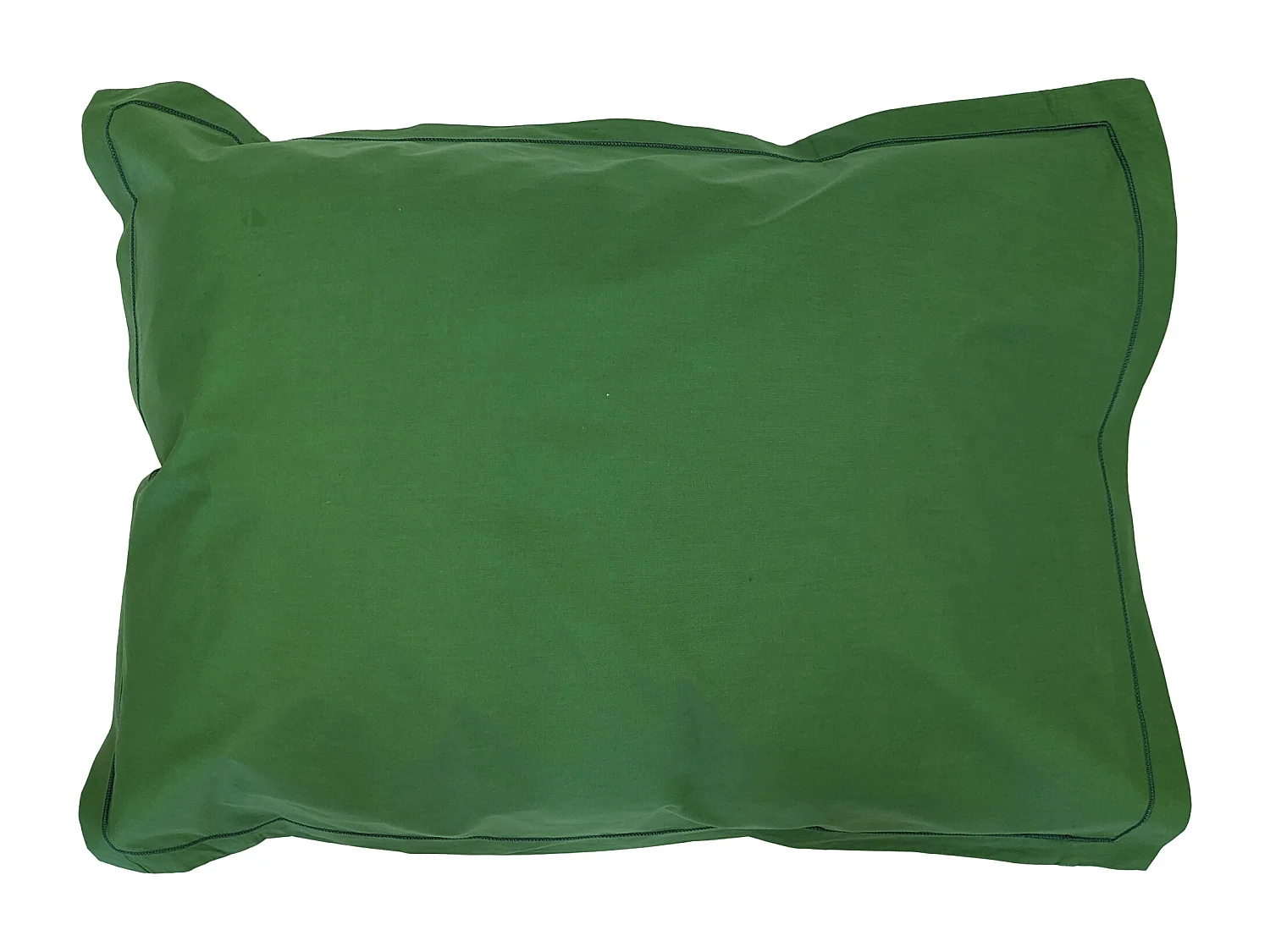 Taie d'oreiller uni 50x70 cm en coton ÉVASION Vert fougère