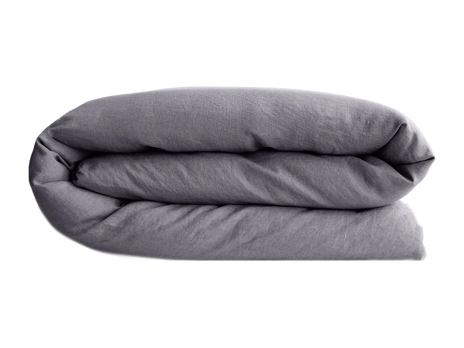 Housse de couette lin et coton 240x220 cm collection OPERA bleu brume