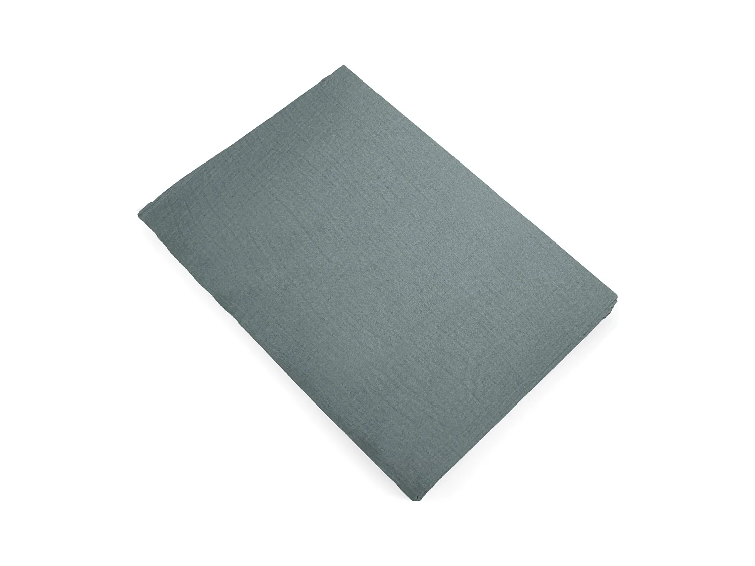 Drap plat 270x300 cm mousseline de coton collection MILOS vert lichen