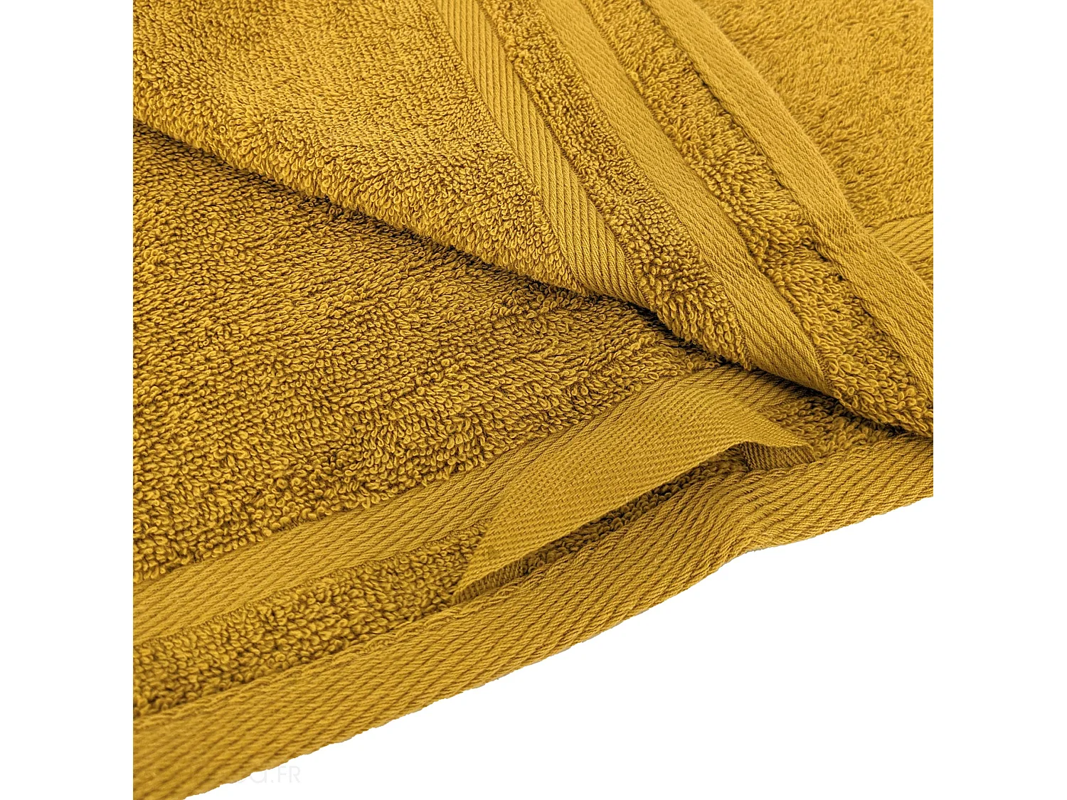 Serviette de toilette 50x100 cm EFFICIENCE PURE jaune Mimbre