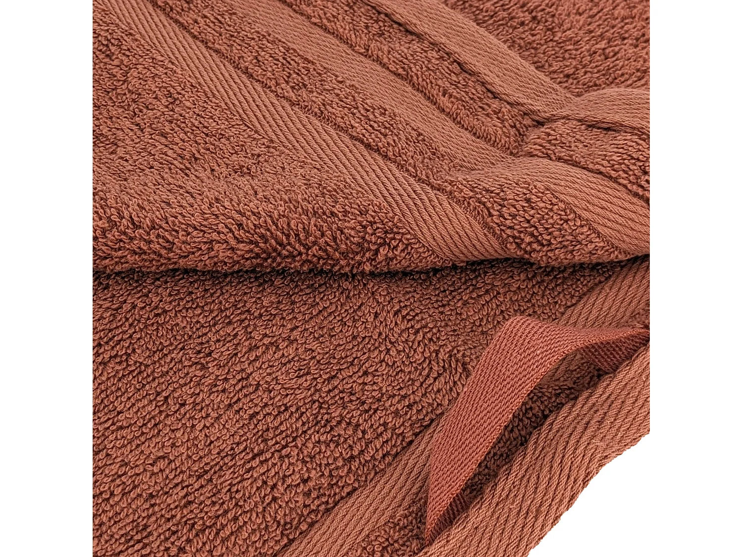 Serviette de toilette 50x100 cm EFFICIENCE PURE rouge country