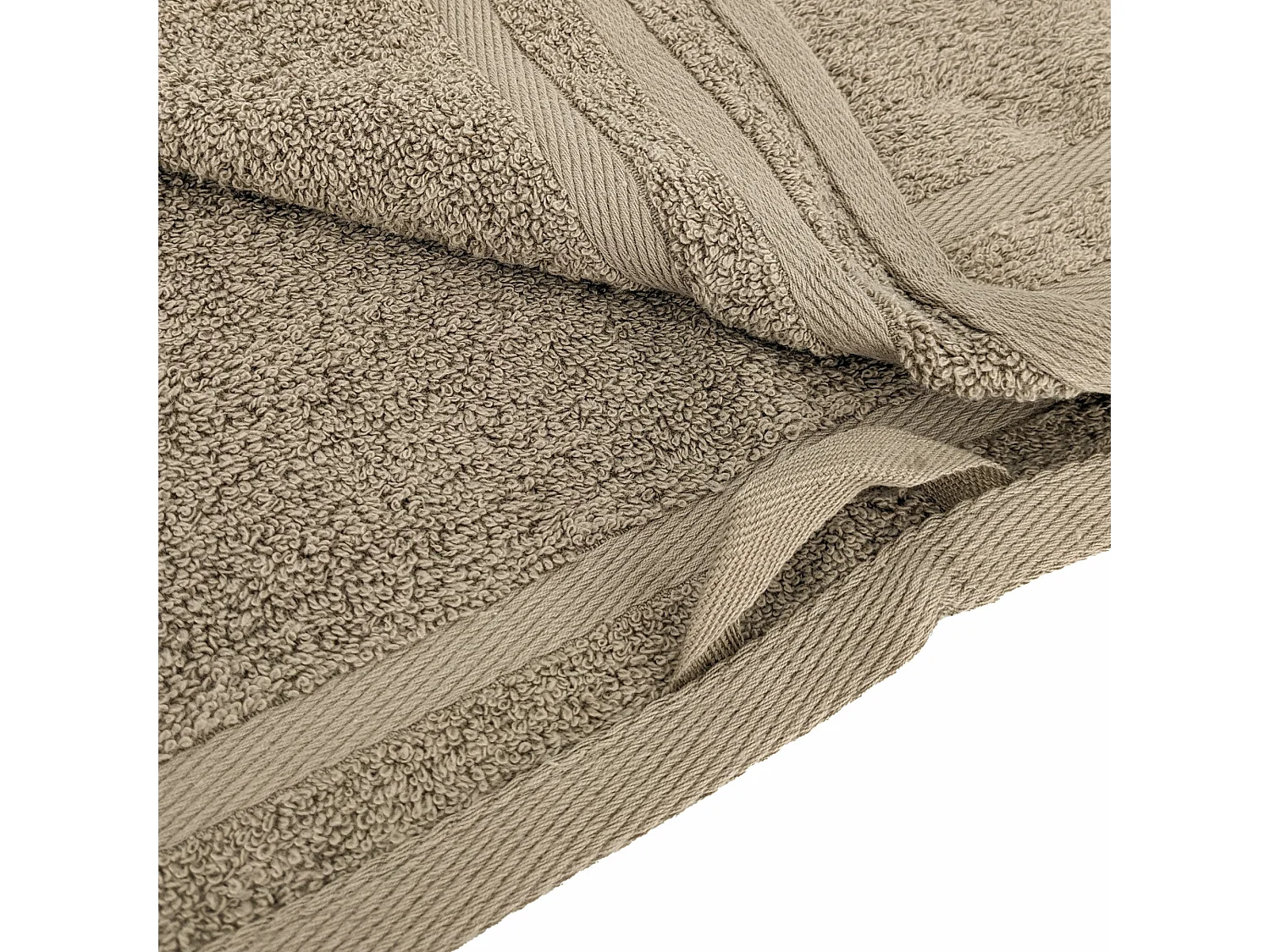 Serviette de toilette 50x100 cm EFFICIENCE PURE marron Roble