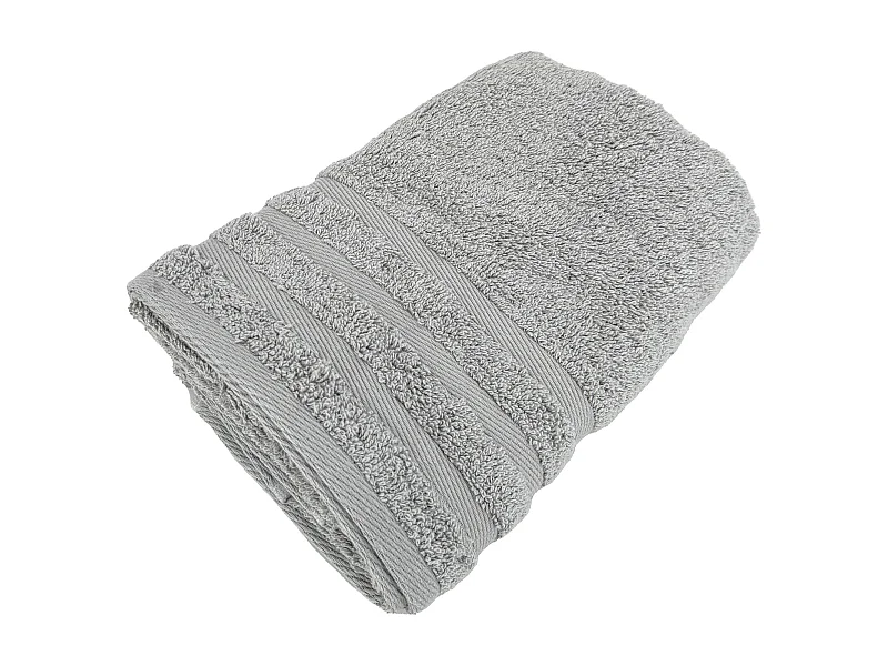Serviette de toilette 50x100 cm EFFICIENCE PURE gris Lunar