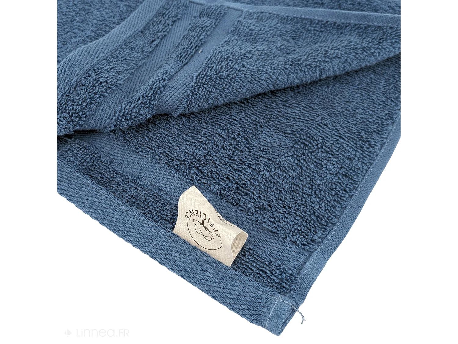 Serviette de toilette 50x100 cm EFFICIENCE PURE bleu Pacific