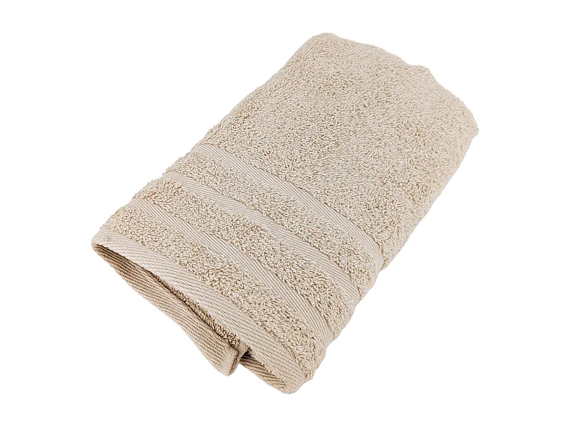 Serviette de toilette 50x100 cm EFFICIENCE PURE marron Marfil