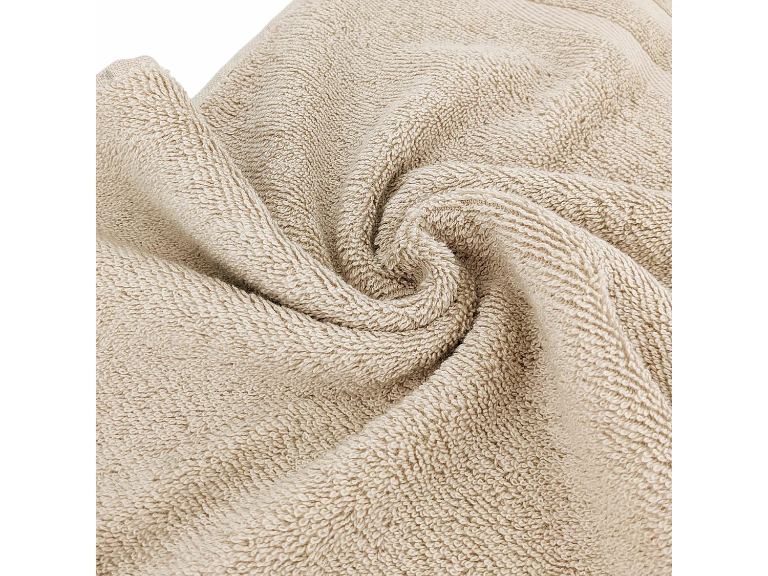 Serviette de toilette 50x100 cm EFFICIENCE PURE marron Marfil