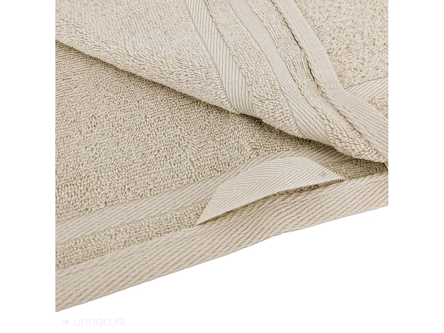 Serviette de toilette 50x100 cm EFFICIENCE PURE marron Marfil