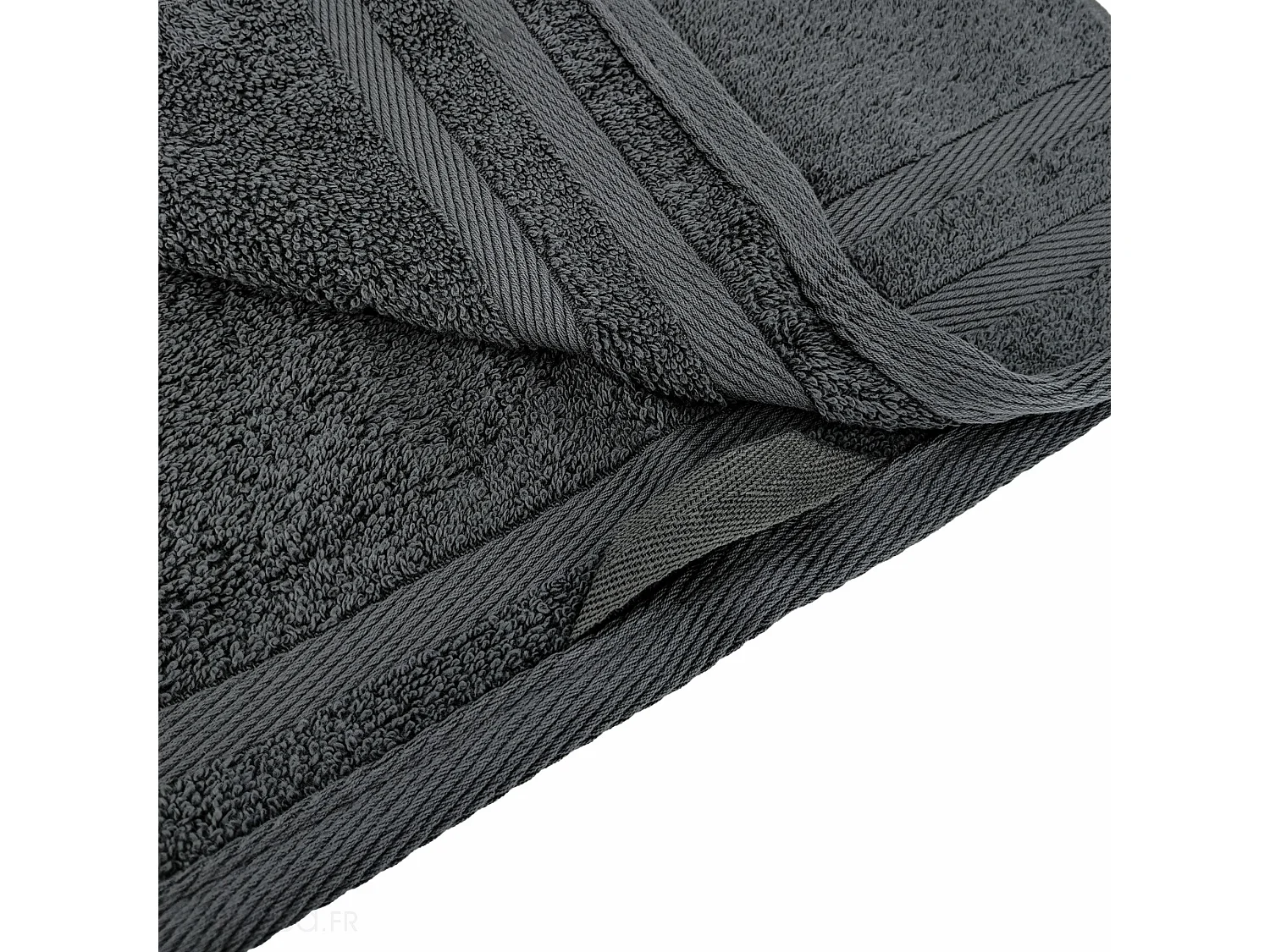 Serviette de toilette 50x100 cm EFFICIENCE PURE noir Iron