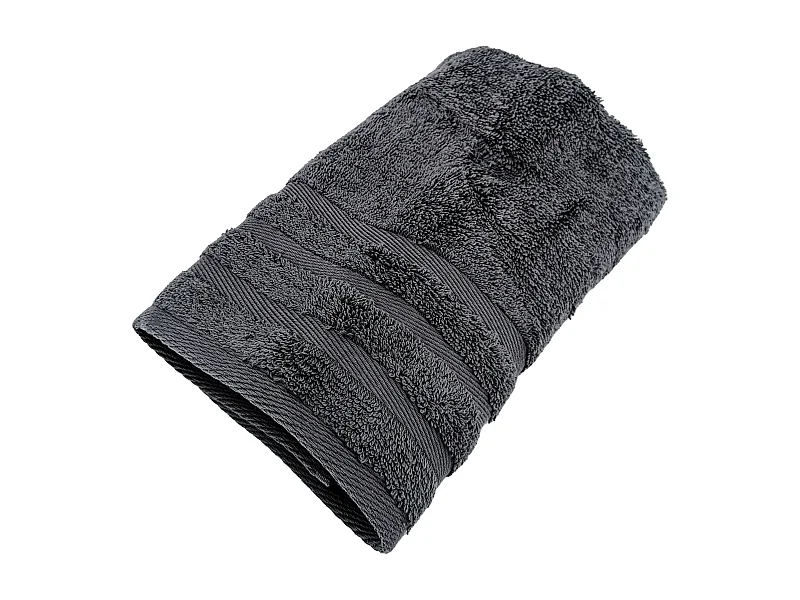 Serviette de toilette 50x100 cm EFFICIENCE PURE noir Iron