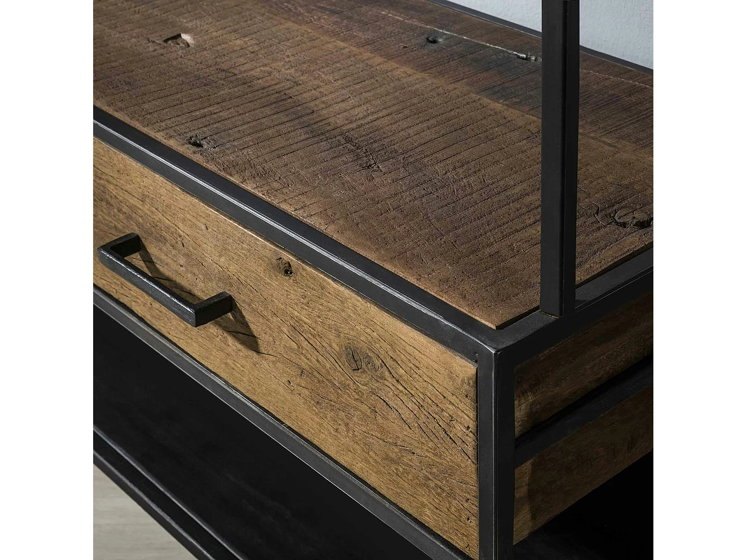 Meuble d'entrée avec patères et rangement OBAN