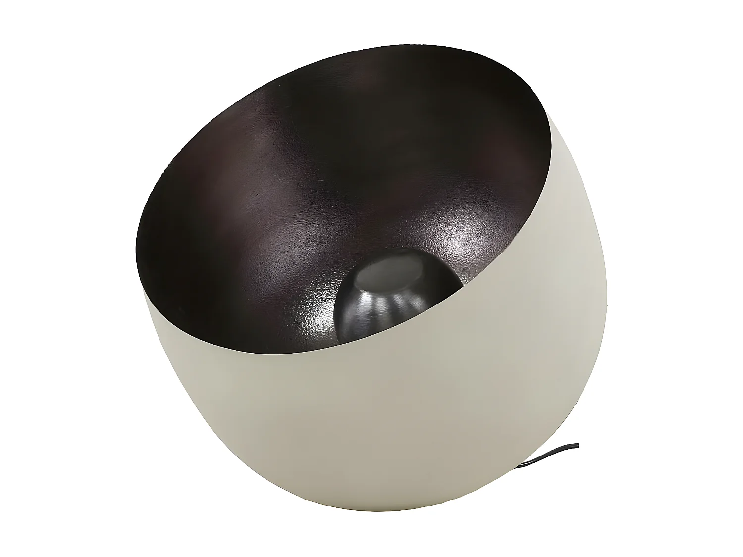 Lampe à poser cloche finition gris naturel ø 36 cm RALF