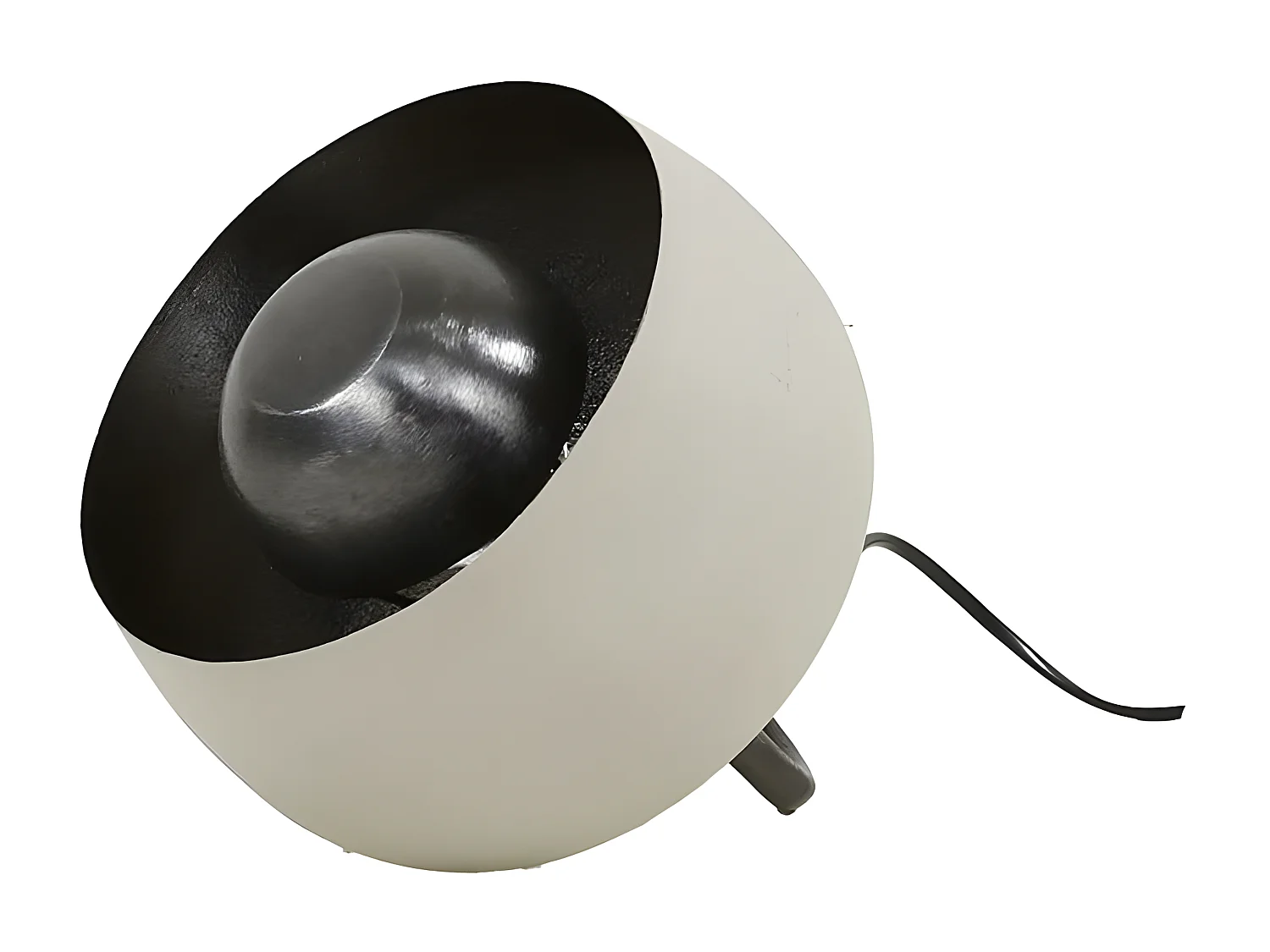 Lampe à poser cloche finition gris naturel ø 22 cm RALF