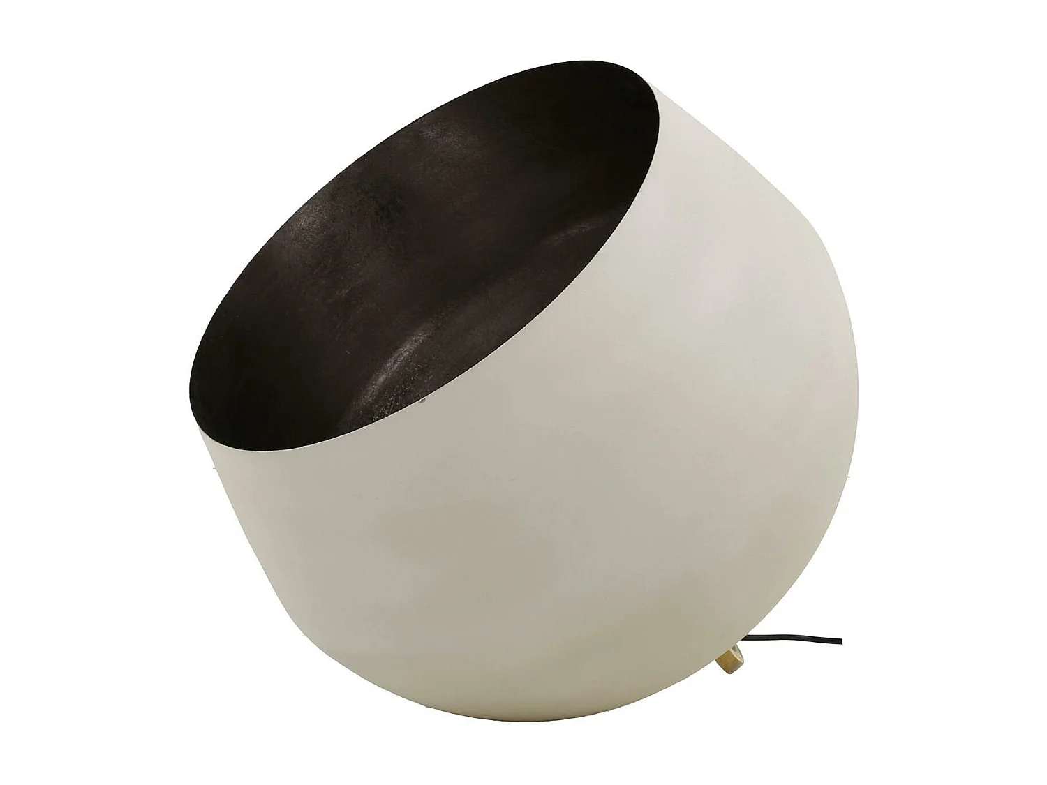 Lampe à poser cloche finition gris naturel ø 50 cm RALF