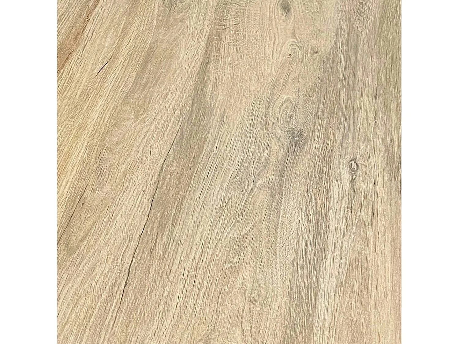 Table bistrot cuisine en céramique aspect bois D 90 cm LOMBARDIE