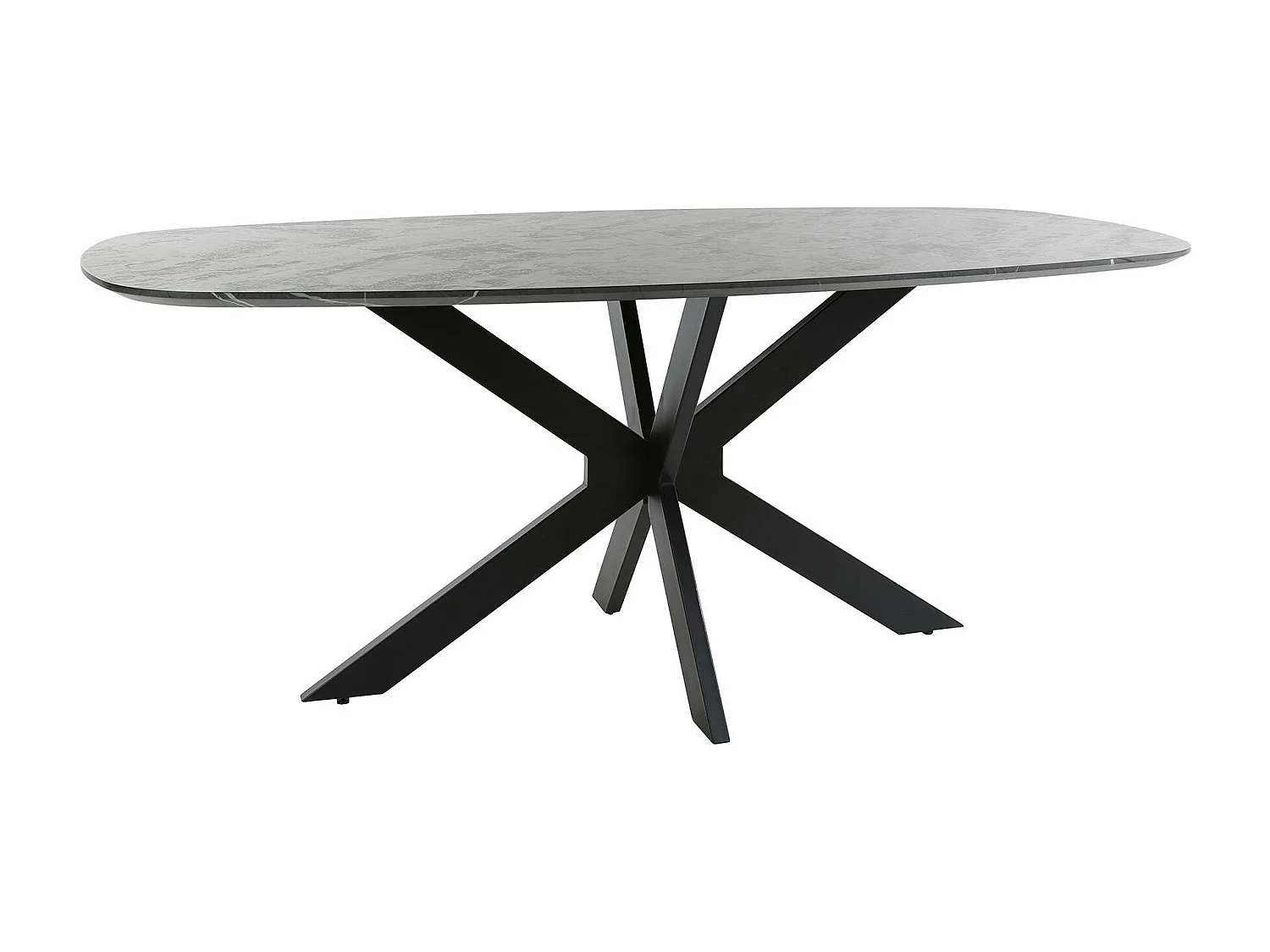 Table à manger organique effet marbre 180 cm RALF