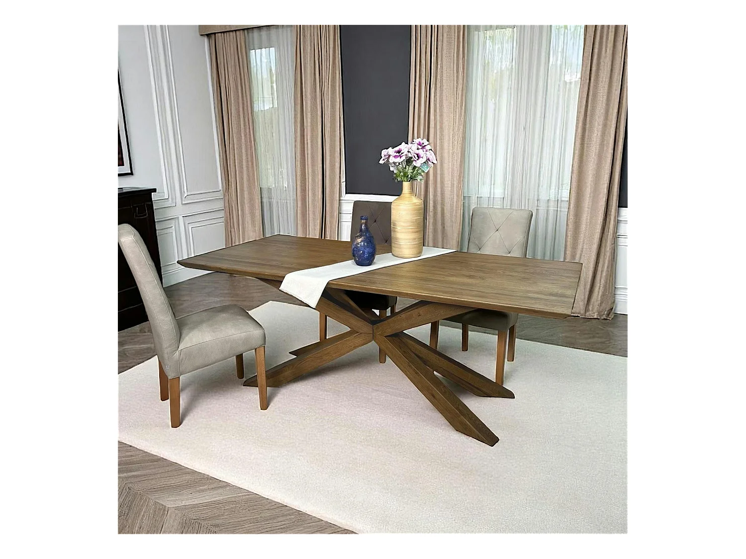 Table mikado en chêne 200 cm MANHATTAN