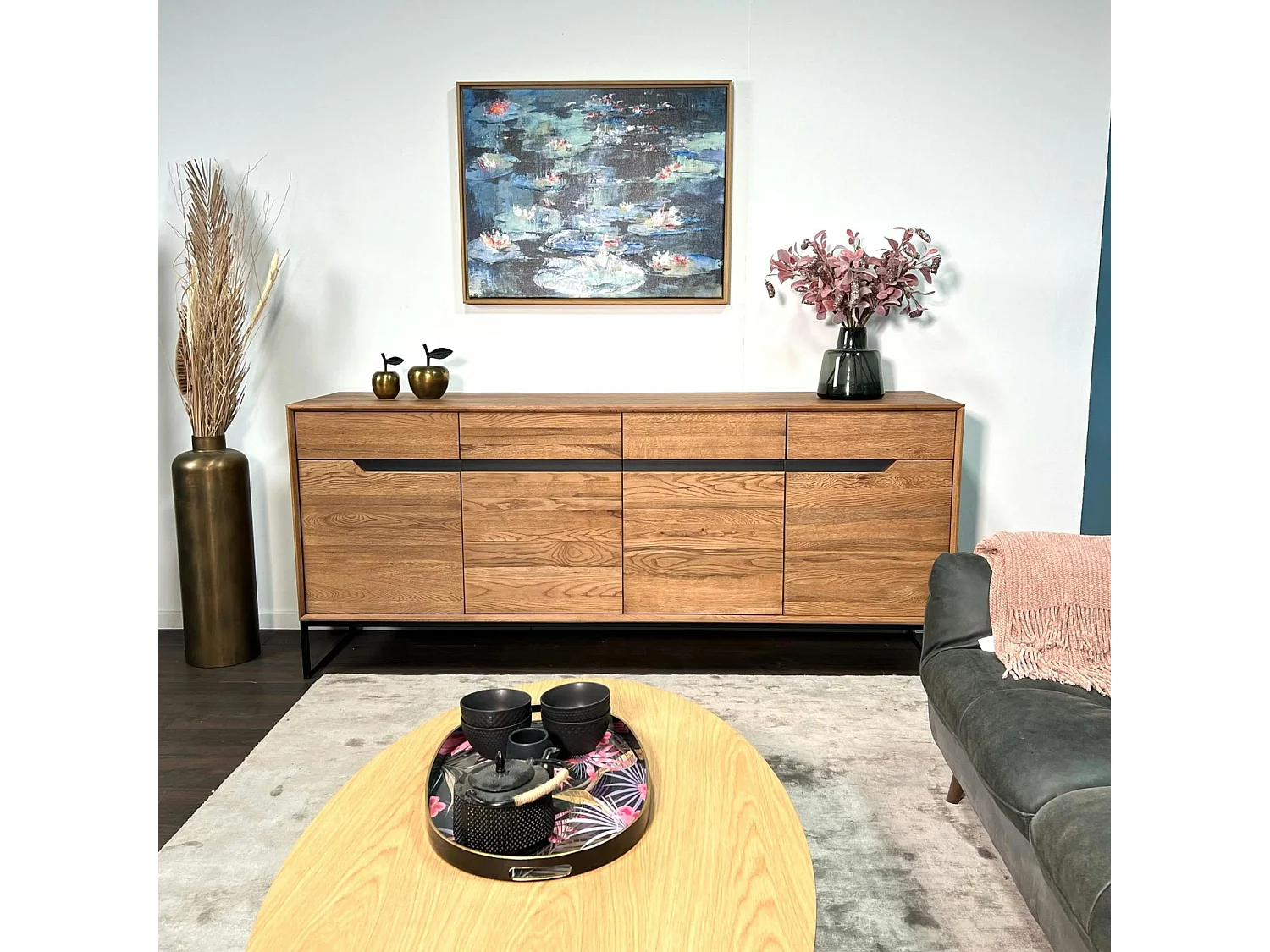 Buffet en bois de chêne brun PALERME