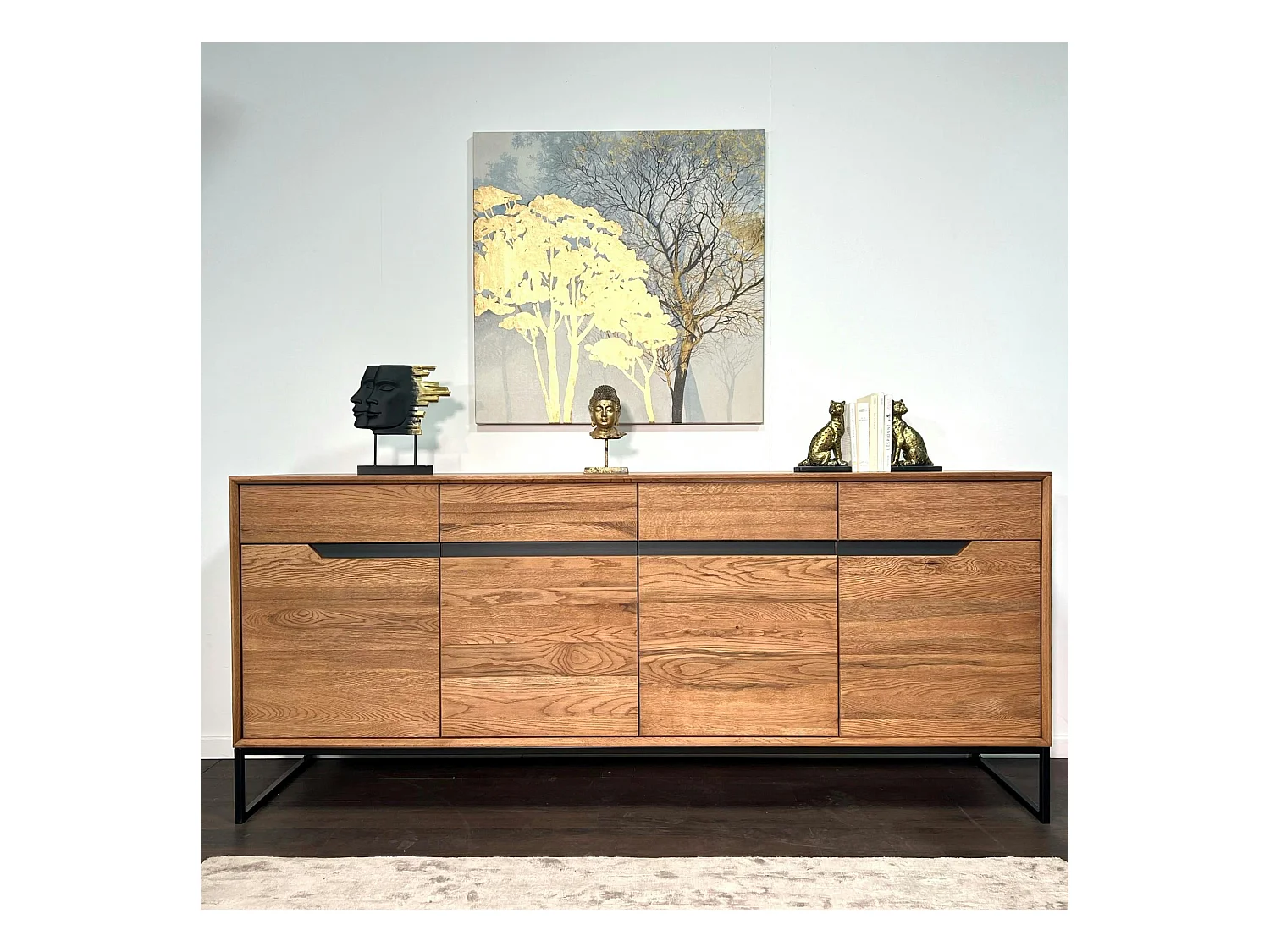 Buffet en bois de chêne brun PALERME