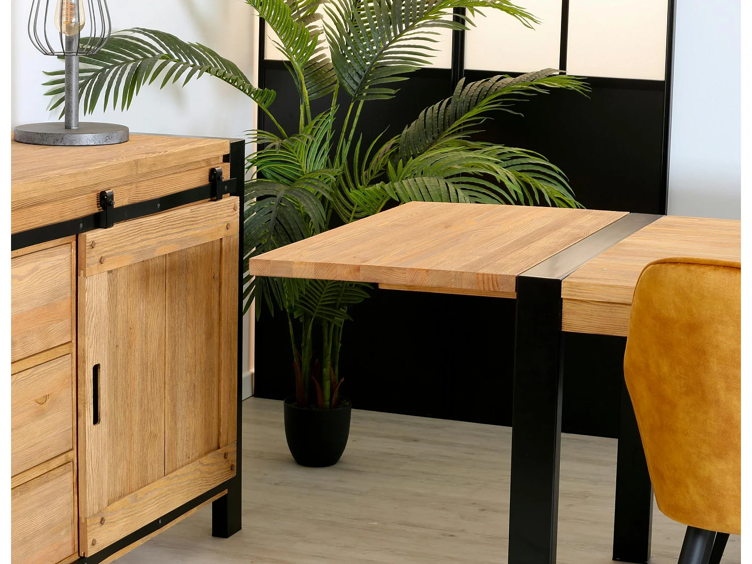 Rallonge table à manger pin 50 cm LOUNDGE