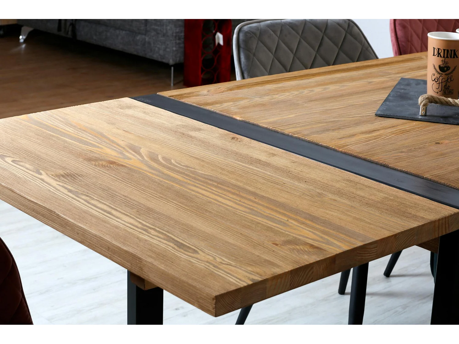 Rallonge table à manger pin 50 cm LOUNDGE