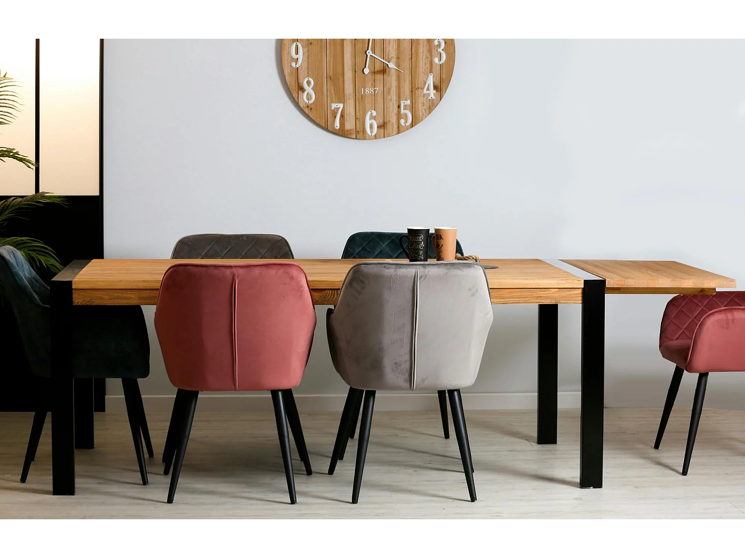 Rallonge table à manger pin 50 cm LOUNDGE