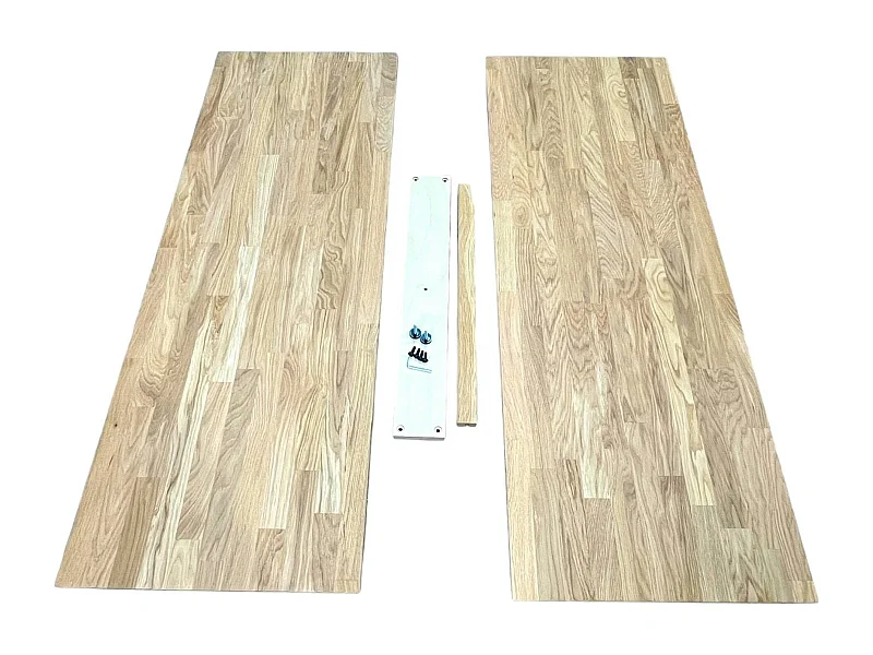 Rallonges pour table extensible en chêne huilé 140-340 cm (lot de 2) COLOGNE