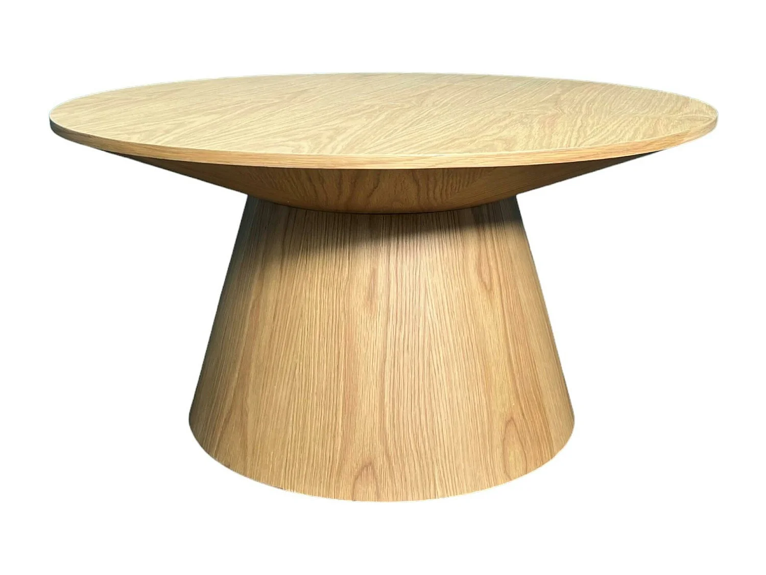 Table basse ronde en bois clair ø 90 cm VENETIE