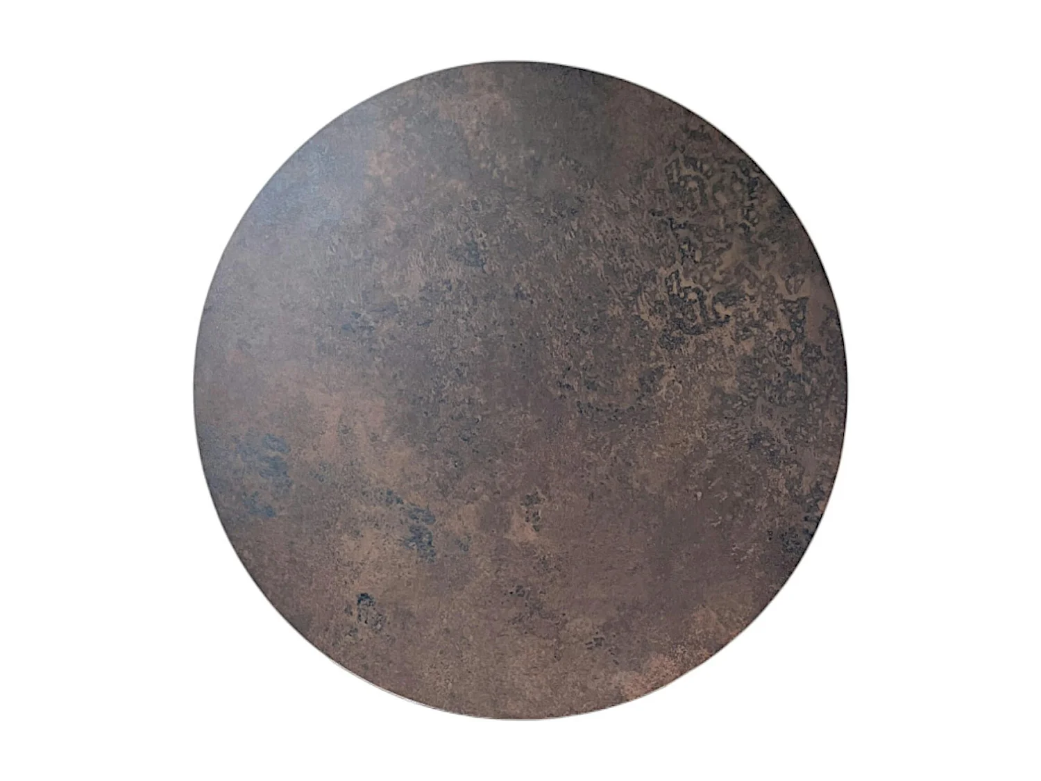 Table basse pivotante en céramique bronze LOMBARDIE