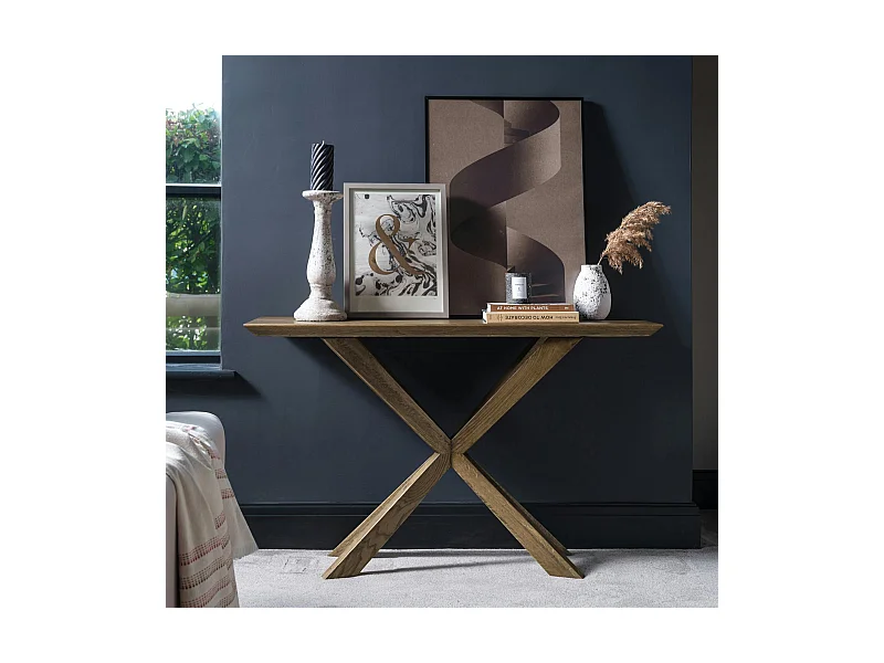 Console en bois de chêne moderne MANHATTAN