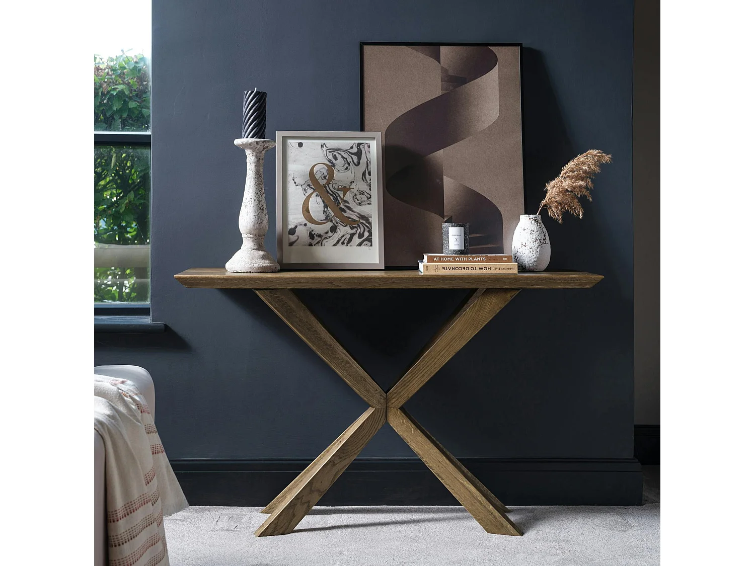 Console en bois de chêne moderne MANHATTAN