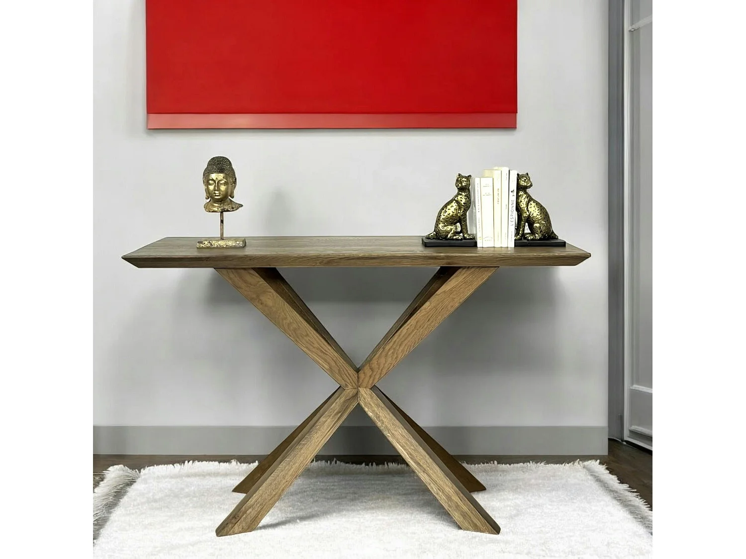 Console en bois de chêne moderne MANHATTAN