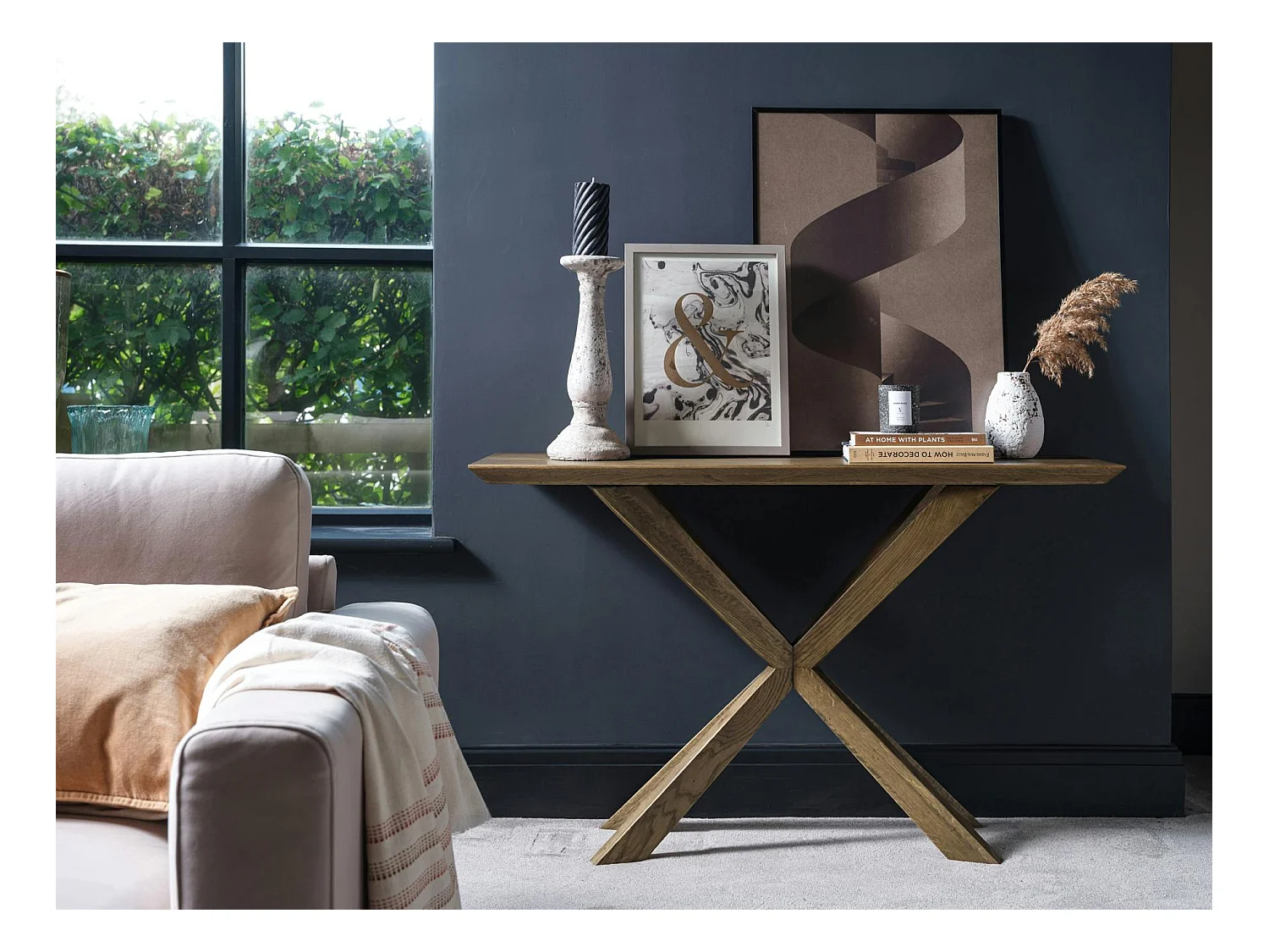 Console en bois de chêne moderne MANHATTAN