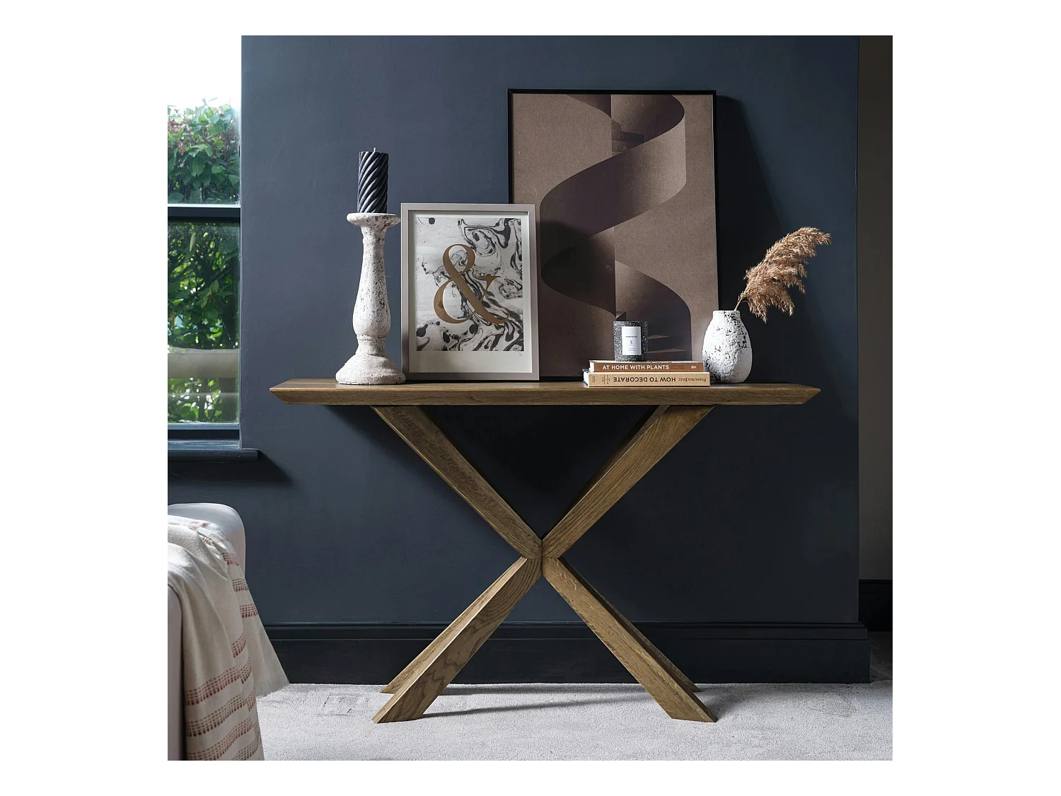 Console en bois de chêne moderne MANHATTAN