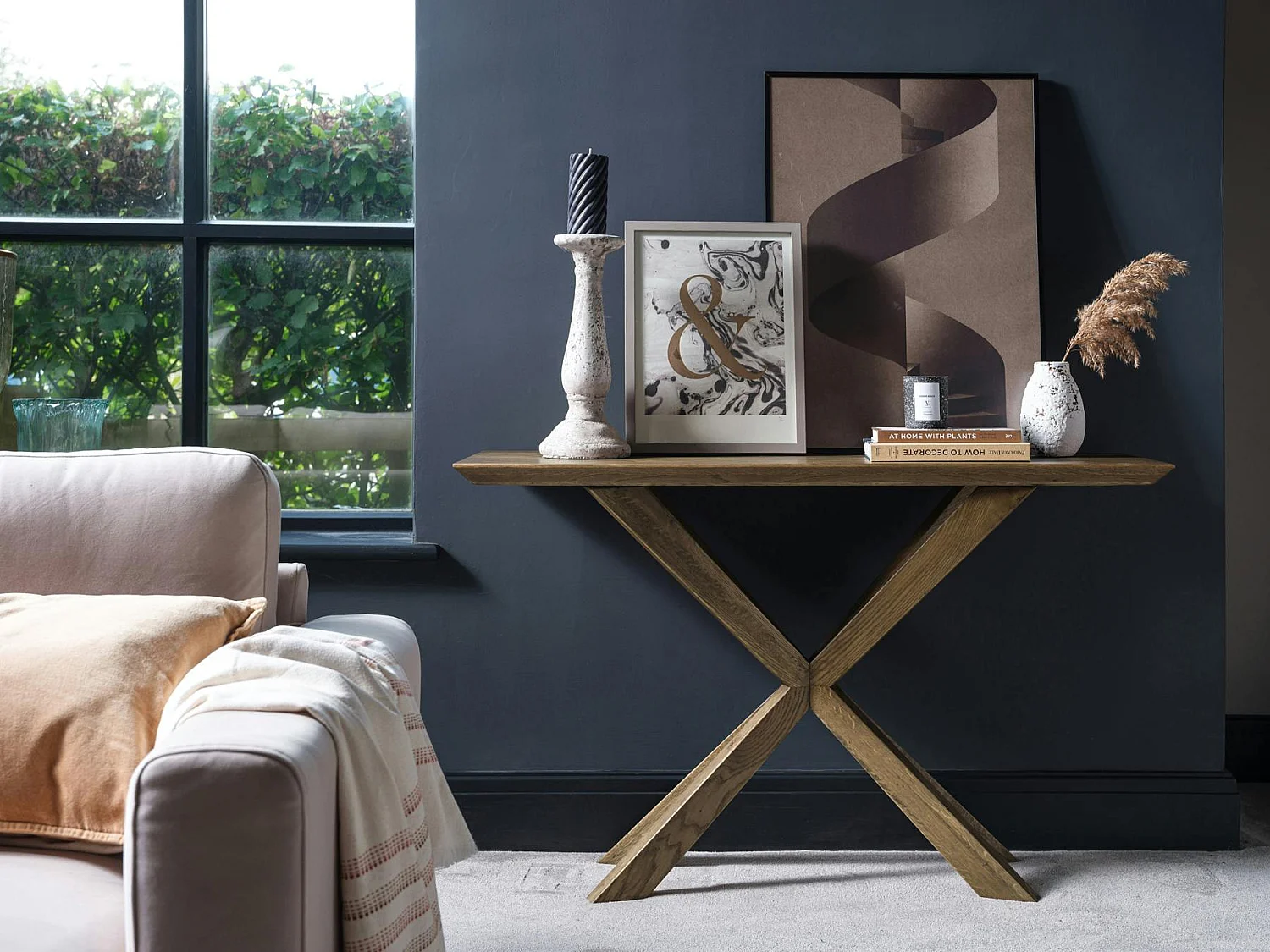 Console en bois de chêne moderne MANHATTAN