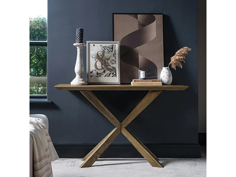 Console en bois de chêne moderne MANHATTAN