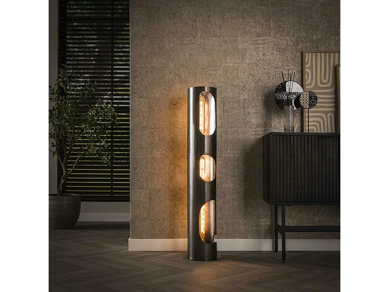 Lampadaire cylindrique ouvert H 111 cm RALF