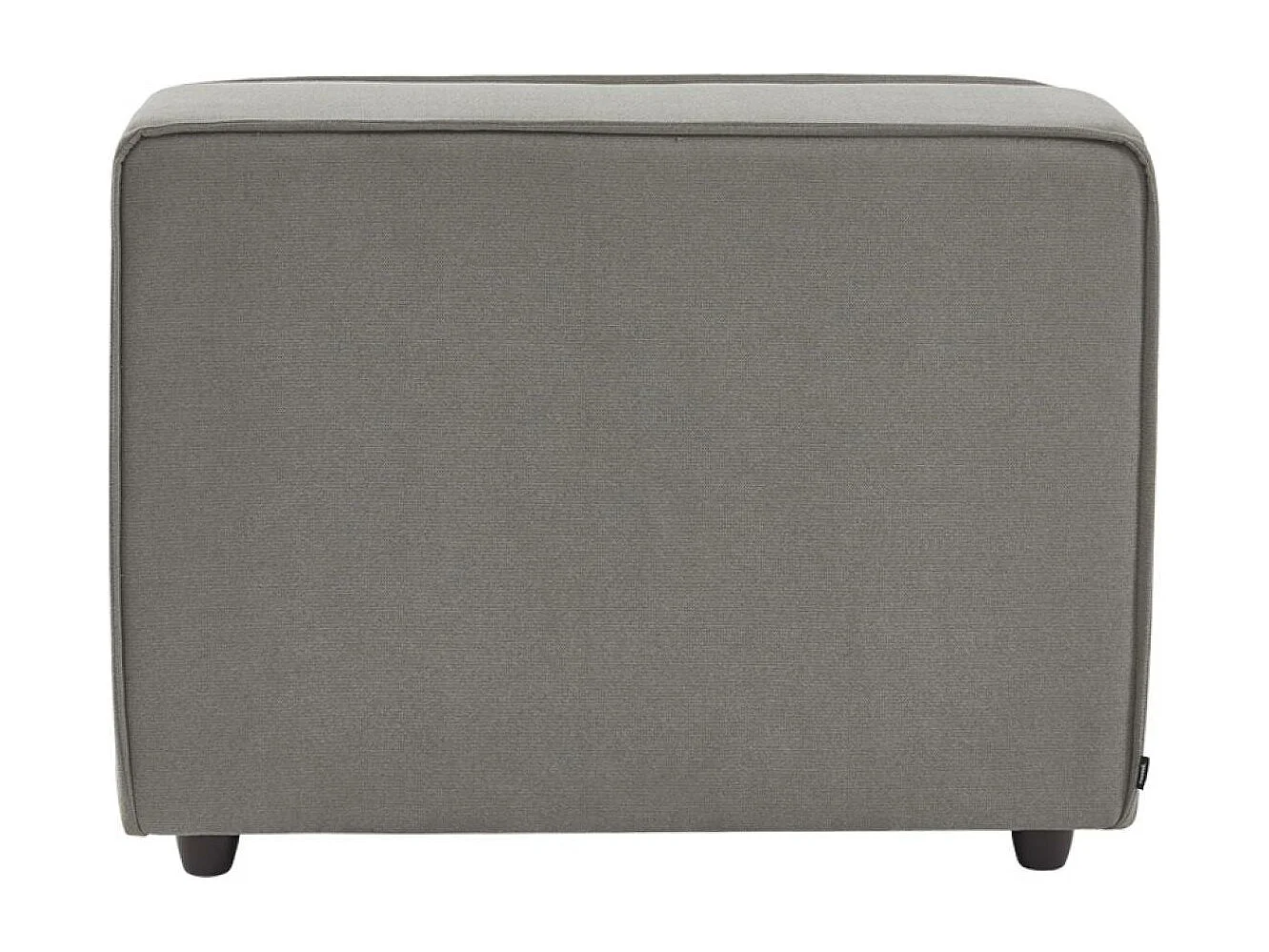 Sillón con asiento, módulo para sofá modular gris claro