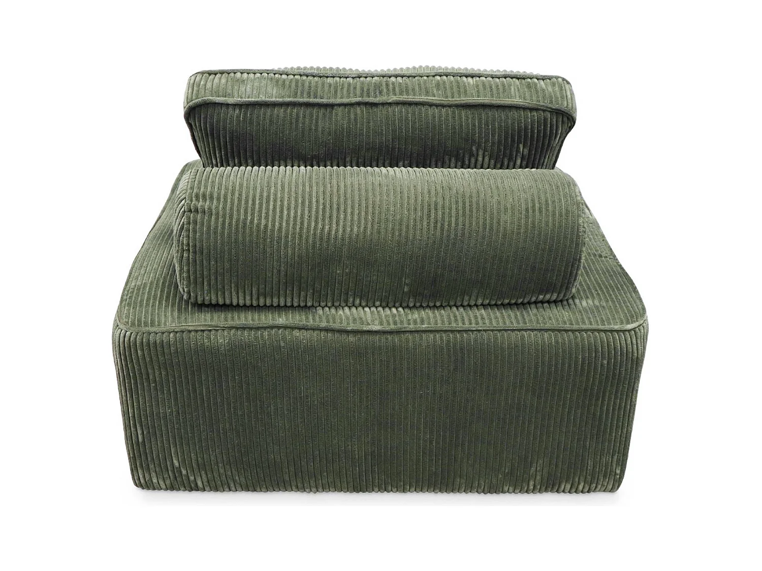 Poltrona per divano modulare, 1 posto, verde