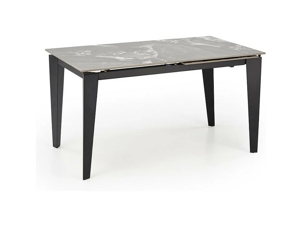 Table à manger extensible 140-200 cm style marbre gris Ricardo