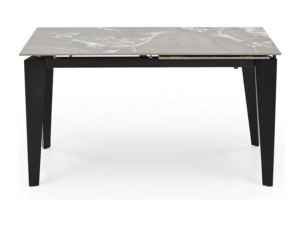 Table à manger extensible 140-200 cm style marbre gris Ricardo