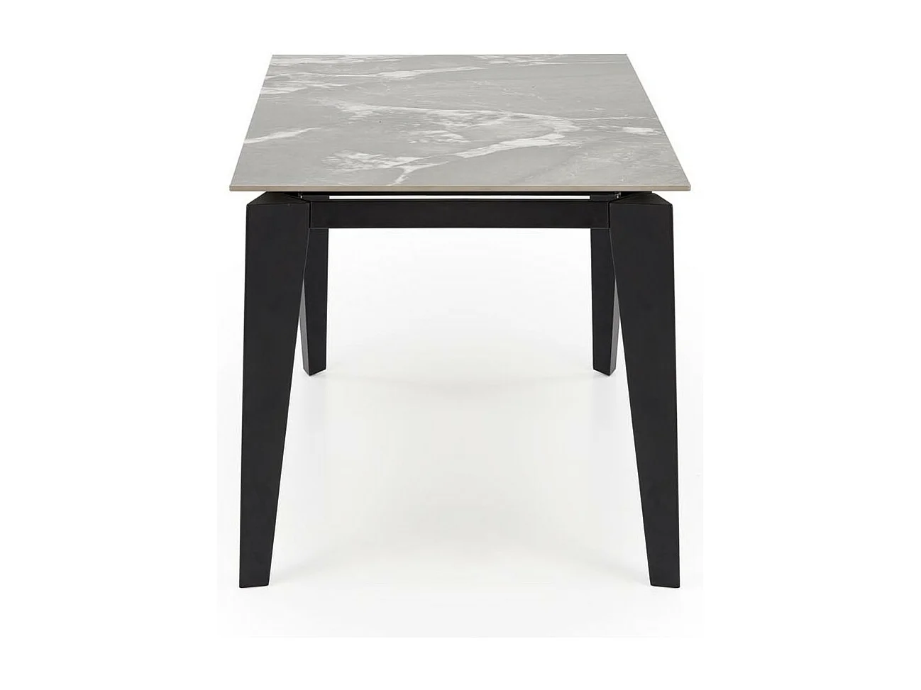 Table à manger extensible 140-200 cm style marbre gris Ricardo