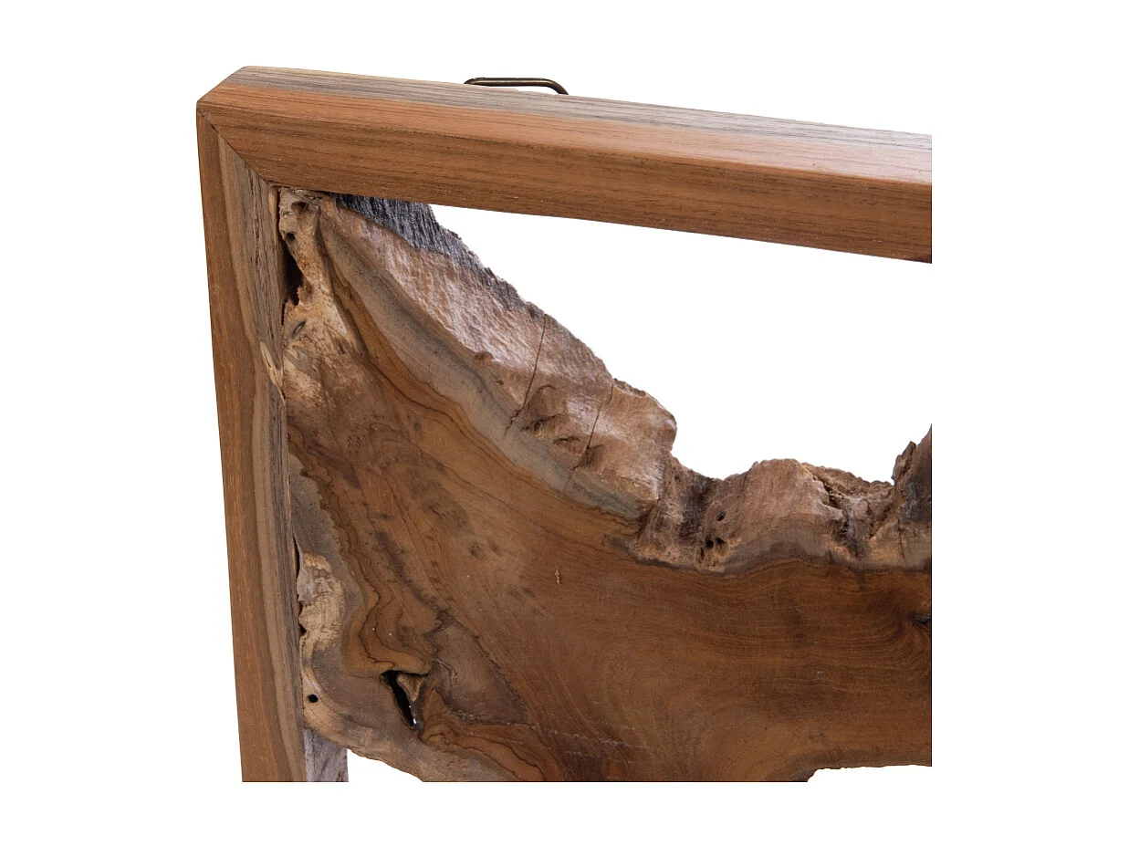 Décoration murale en teck