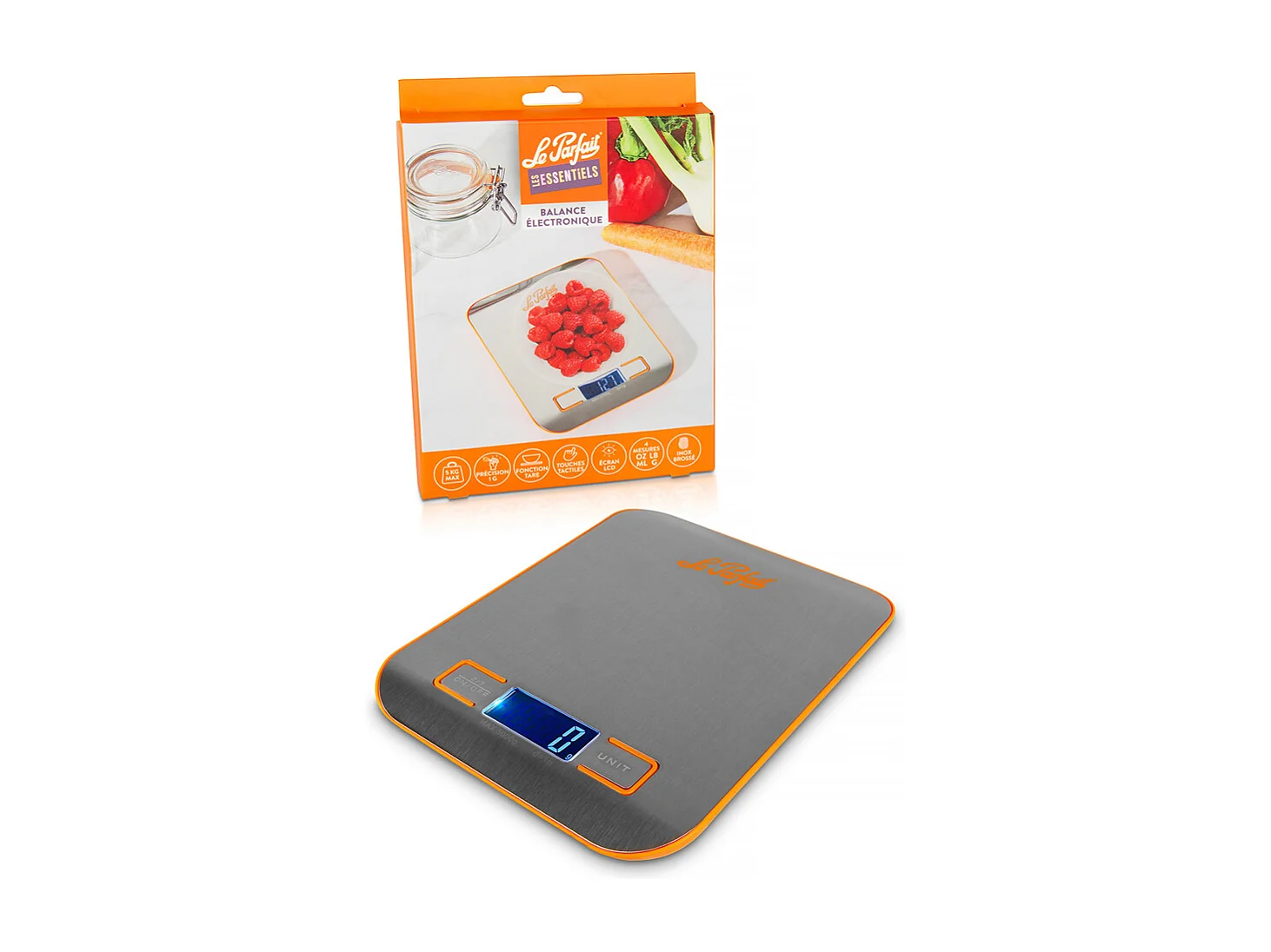 Balance électronique inox 5 kg