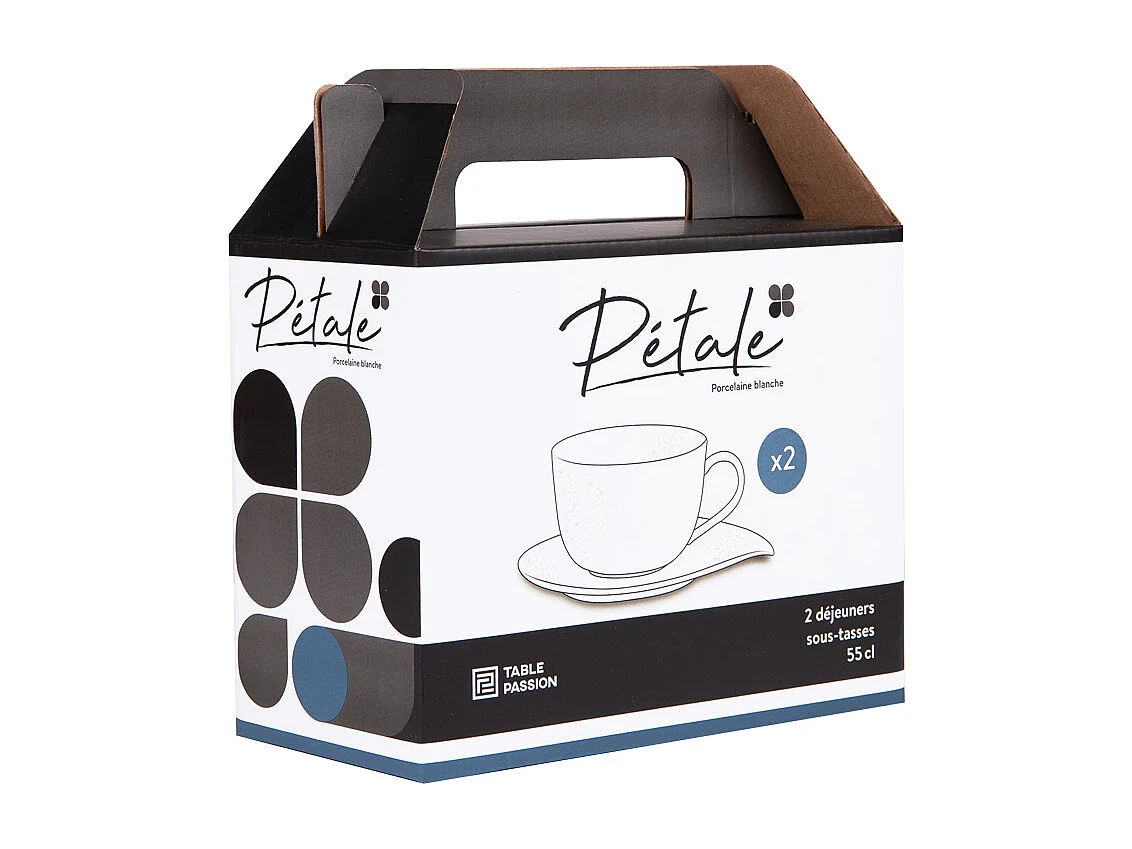 Coffret maxi déjeuner Pétale 55 cl